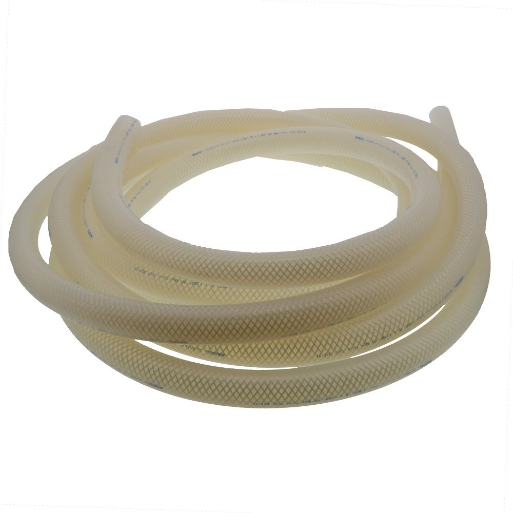 NewAge Industries, Silbrade Braid Reinforced Silicone Tubing 1 ID x 1.380 OD x 1'