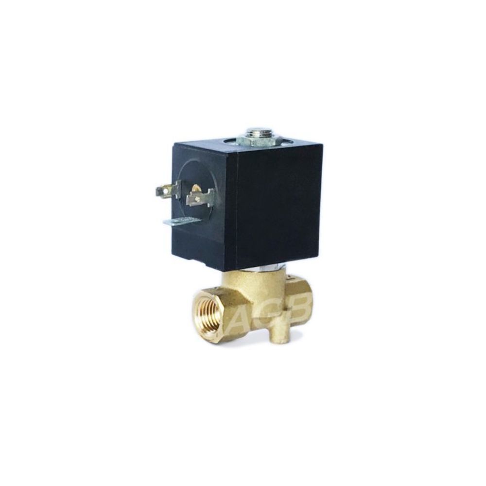 AGB INDUSTRIES, Solenoid Valve N/C 3/4" FPT Noryl DIN 220VAC