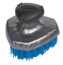 Carrand (C51), Tire Cleaning Brush Carrand 92014 Grip Tech ™; Blue Bristle; 5" Overall Length; Blue PVC Bristle