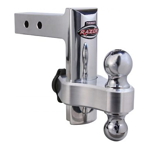 Trimax, Trimax TRZ6AL - 6? Aluminum Adjustable Drop Hitch w/Locking Ball Mount