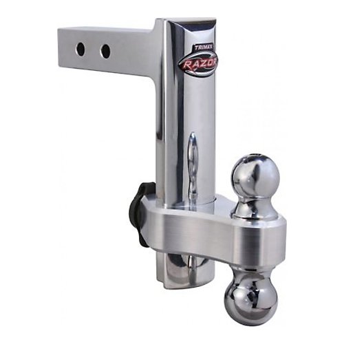 Trimax, Trimax TRZ8AL - 8? Aluminum Adjustable Drop Hitch w/Locking Ball Mount