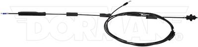 Dorman, Trunk Lid Release Cable Dorman 912-614 OE Solutions „¢, OE Replacement, Black