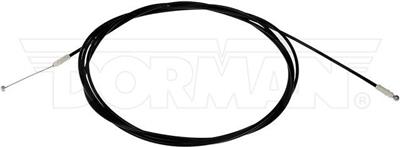 Dorman, Trunk Lid Release Cable Dorman 912-704 OE Solutions ™, OE Replacement, Black