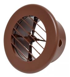 VALTERRA LLC, Valterra Heating/ Cooling Register - Round Walnut - A10-3347VP