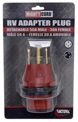 VALTERRA LLC, Valterra Power Cord Adapter 50 Amp Male x 30 Female - A10-5030DAVP