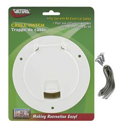 VALTERRA LLC, Valterra Round Cable Hatch Polar White A10-2135VP