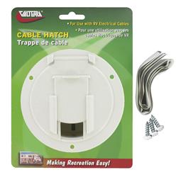 VALTERRA LLC, Valterra Round Cable Hatch White A10-2137VP