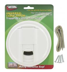 VALTERRA LLC, Valterra Universal Round Cable Hatch White A10-2130VP