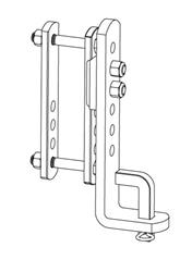 Fastway Trailer Products , Weight Distribution Hitch Sway Control Kit Fastway Trailer Products 95-01-5600 Replacement L Bracket/ Pin And Clip/ Inner And Outer Link Plate/ Hardware