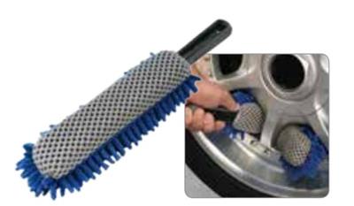 Carrand (C51), Wheel Brush Carrand 97373AS Grip Tech ™; Bend and Wash; 3D Mesh Scrubbing/Microfiber