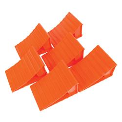 Husky Towing , Wheel Chock Husky Towing 95036 Bright Orange, Plastic