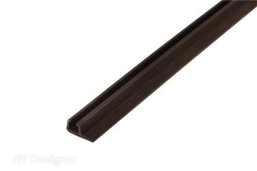 RV Designer, Window Curtain Track RV Designer A206 Ceiling Mount Track; 96" Length; Brown